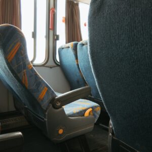 interior of new modern bus